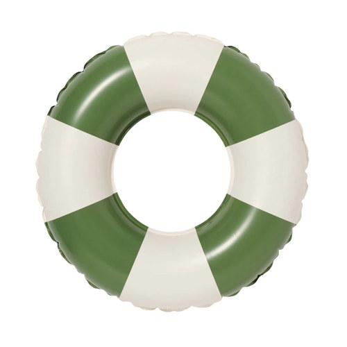 SunnyLife Mini Tube Pool Ring Olive Stripe