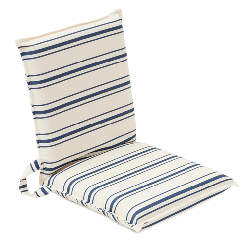 SUNNYLiFE The Resort Coastal Blue Lean Back Beach Chair