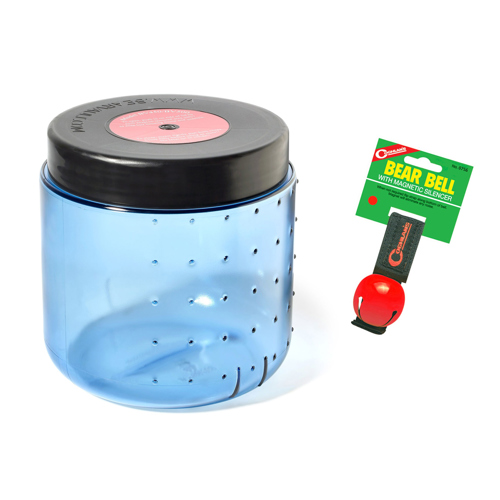 BearVault BV450 Solo Bear Resistant Food Canister with Free BearBell SNSBV450PB