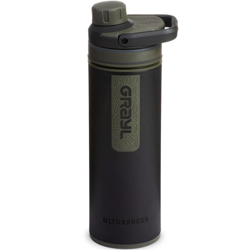 Grayl UltraPress Water Purifier Bottle 500, Nature Edition
