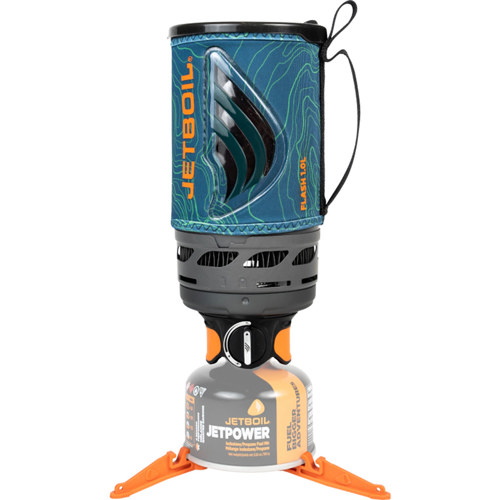 Jetboil Flash 1L Fast Boil System Ocean Topo