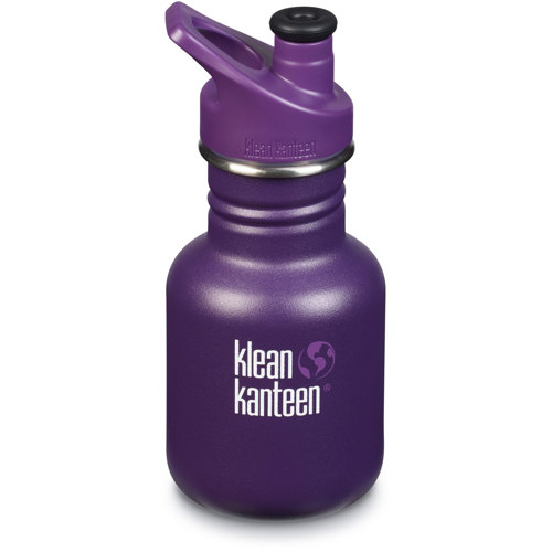Klean Kanteen 12 oz Kid Classic Water Bottle with Sport Cap 3.0