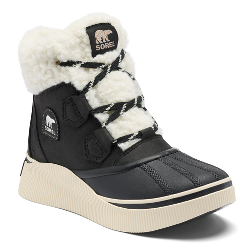 Sorel Out N About IV Chillz Waterproof Boots for Women Black/Sea Salt 7.5