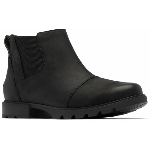 Sorel Emelie III Waterproof Chelsea Bootie for Women 7 Black