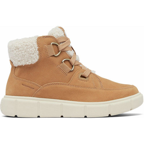Sorel Explorer III NW Lace Waterproof Boots for Women 7.5 Tawny Buff/Sea Salt