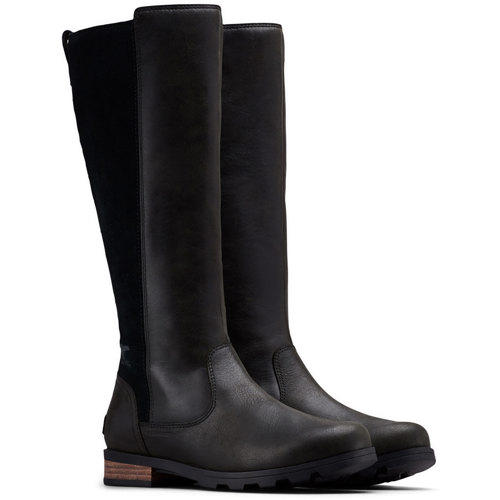 sorel tall black boots