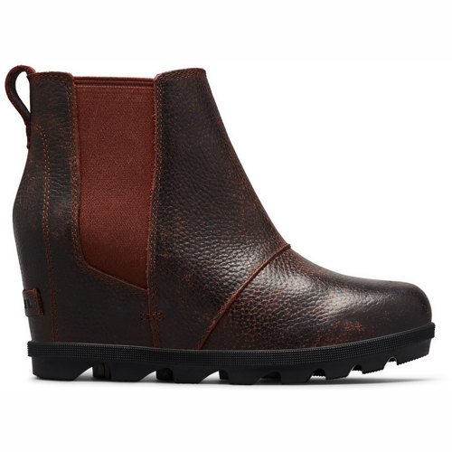 joan waterproof wedge felt chelsea boot