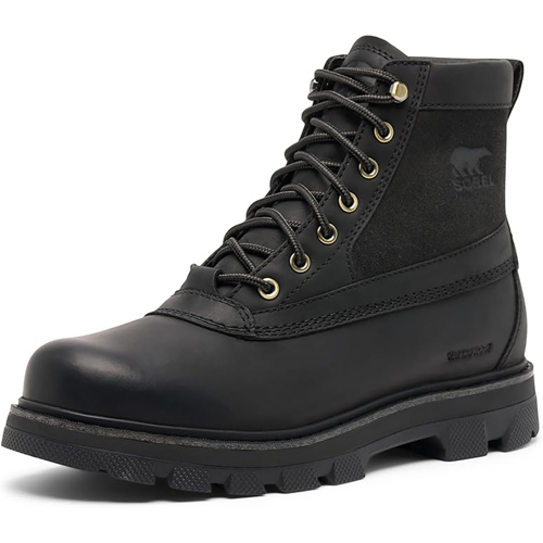 Sorel Lark-47 Waterproof Boots for Men Black/Jet 12