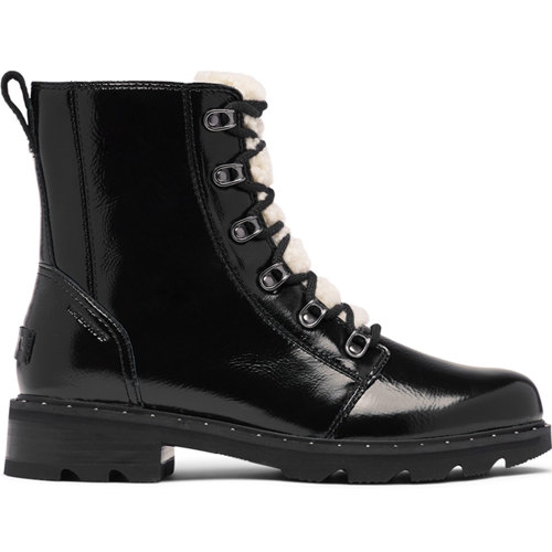 sorel lennox lace women's boots black