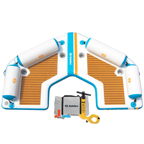 Solstice 11'Inflatable C-dock w/ Removable Pillows