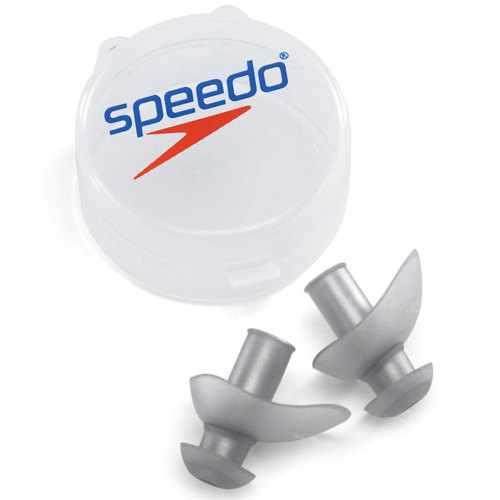 Speedo Ergo Ear Plugs, Silver