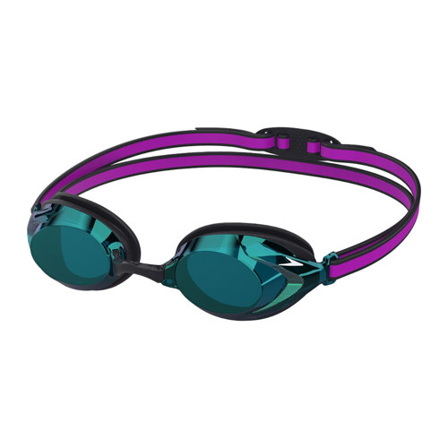 Speedo Junior Vanquisher 3.0 Mirrored Goggles Purple/Emerald