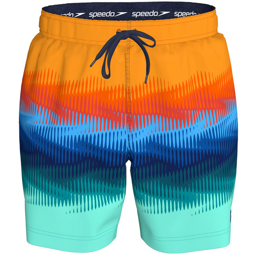 Speedo Print Redondo Edge Volley 17" Boardshorts for Men Blue Small