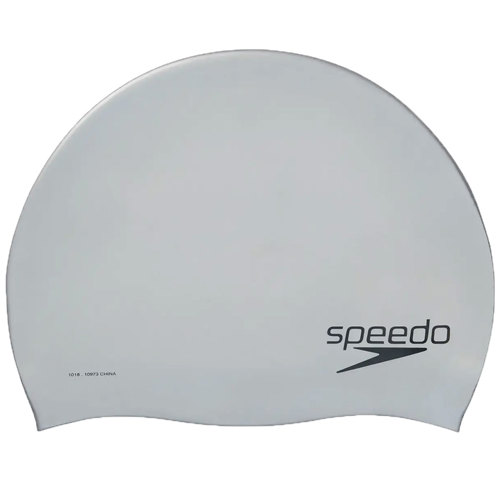 Speedo Solid Silicone Cap Silver