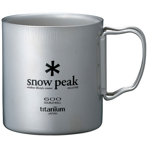 Snow Peak Titanium Double Wall Mug - 600 ml