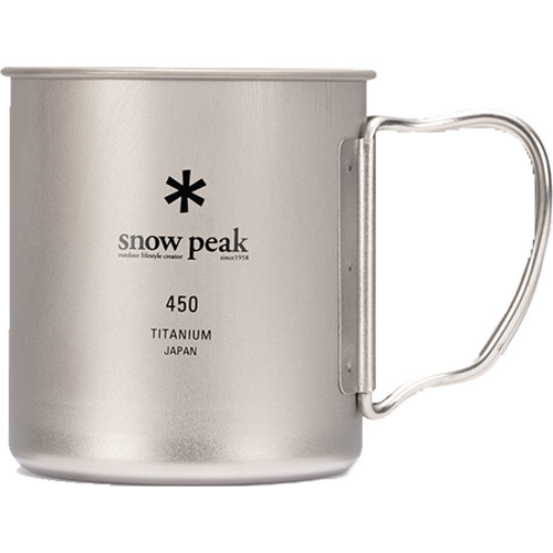 Snow Peak Titanium Single Wall Cup 450 ml