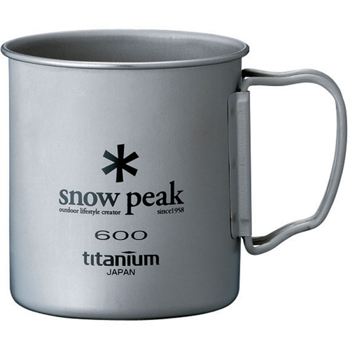Snow Peak Titanium Single 600 Wall Cup - 600 ml