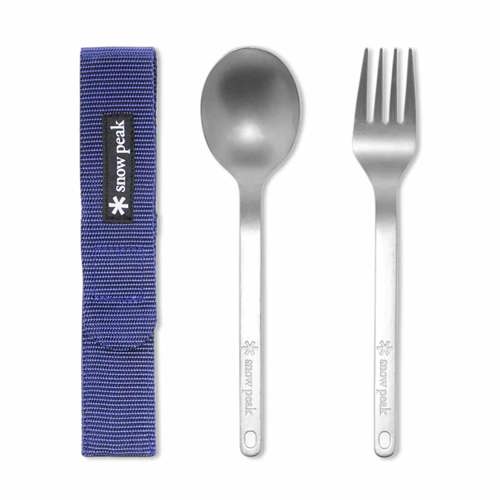 Snow Peak Titanium Fork & Spoon Set