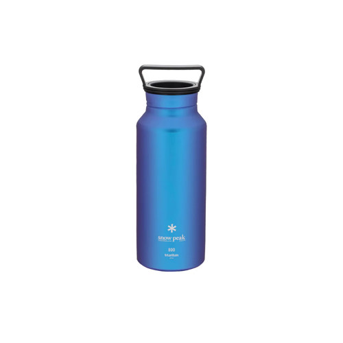 Snow Peak Titanium Aurora Bottle 800 Blue