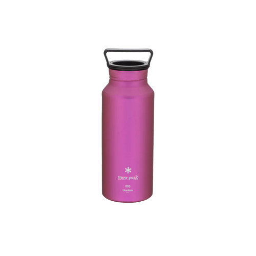 Snow Peak Titanium Aurora Bottle 800 Pink
