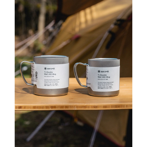 Snow Peak Titanium Double Wall Mug 300 MG-152 - SunnySports