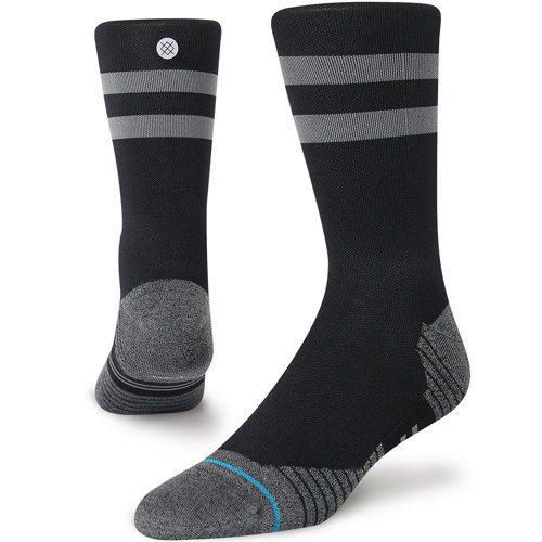 Stance Run Light Crew St Ultra Light Cushion Socks Large Black