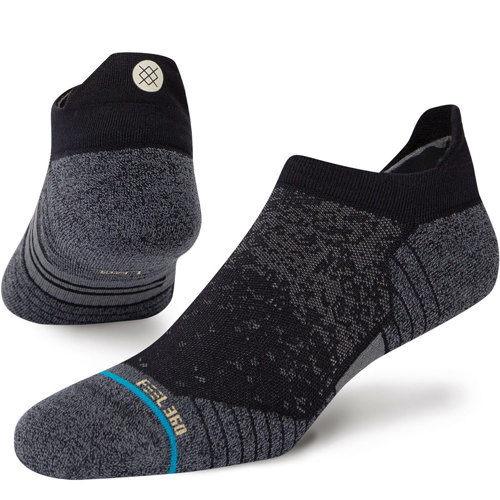 Stance Run Tab St Light Cushion Socks Large Black