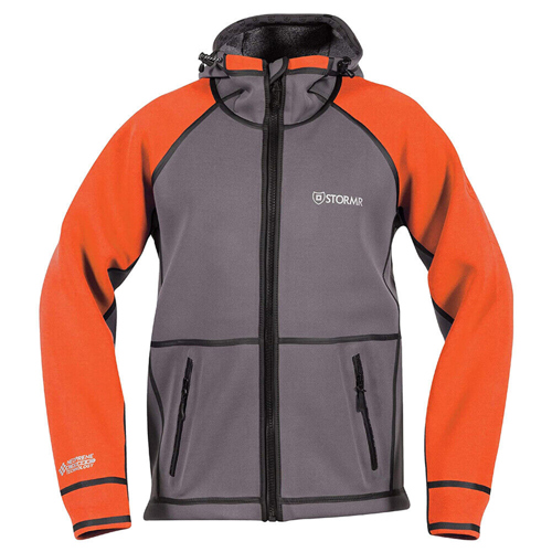 Stormr Typhoon Jacket for Men Small Safety Orange/Gray