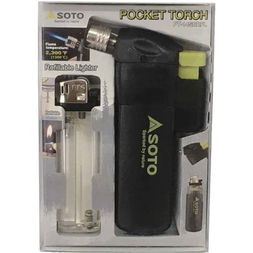 Soto Pocket Torch with Refillable Lighter