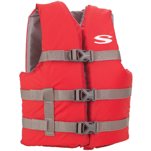 Stearns Youth's Classic Series Nylon Life Jacket Red