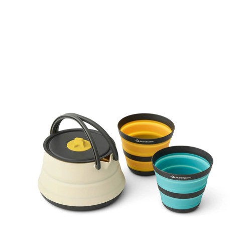 Sea to Summit Frontier Ultralight Collapsible Kettle Cook Set with Cups