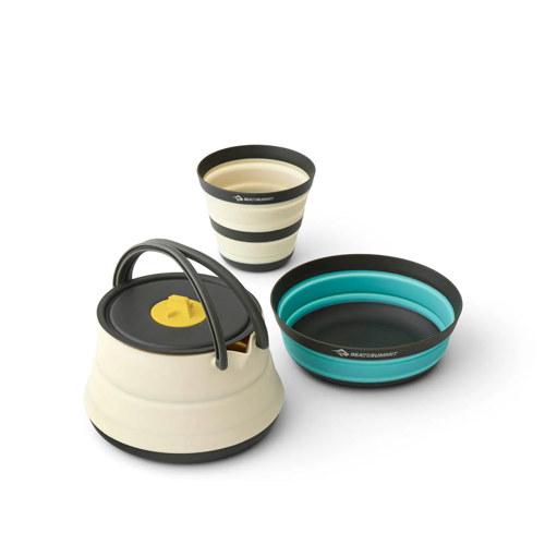 Sea to Summit Frontier Ultralight Collapsible Kettle Cook Set with Cup & Bowl