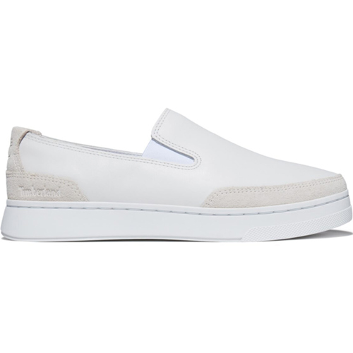 Timberland Atlanta Green Leather Slip-On for Women 10 White