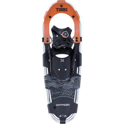 Tubbs Wayfinder Snowshoes for Men, Army/Red SunnySports