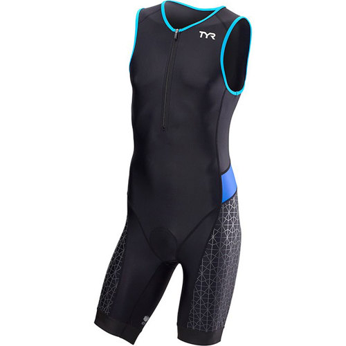 TYR Men's Competitor Tri-Suit, Black/Blue