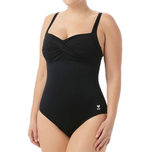 TYR Solid Twisted Bra Controlfit Swimsuit for Women