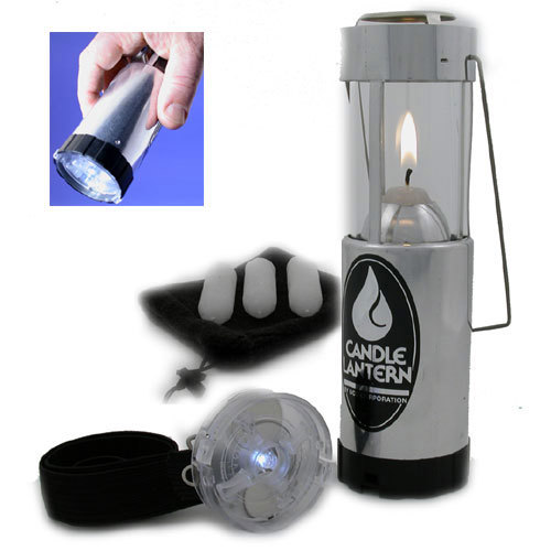 UCO Candle Lantern with L.E.D. Light Value Pack