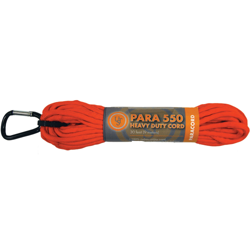 Ultimate Survival Para-Cord 550 Hanks, 30' (9 meters) Orange