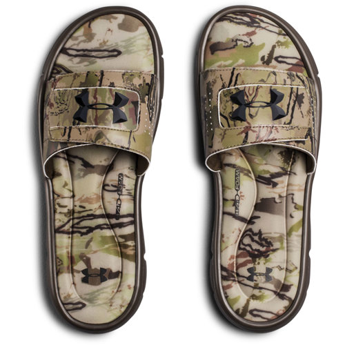 mens camo under armour sandals