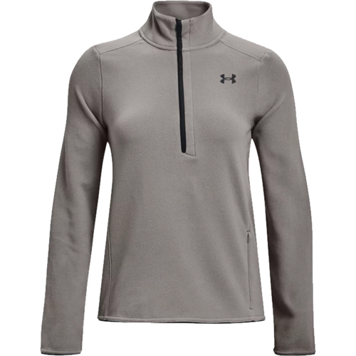 Under Armour UA Polartec Forge 1/4 Zip Jacket for Women Small Concrete