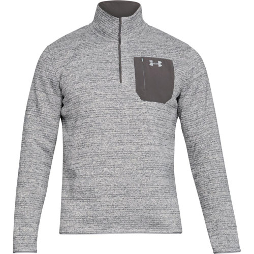 under armour men's sweaterfleece henley long sleeve shirt