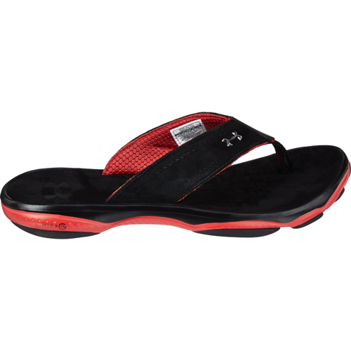 under armour leather flip flops
