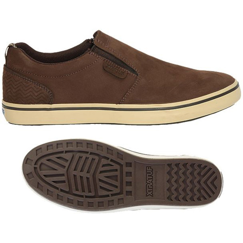 Xtratuf Sharkbyte Deck Shoes for Men Chocolate SunnySports