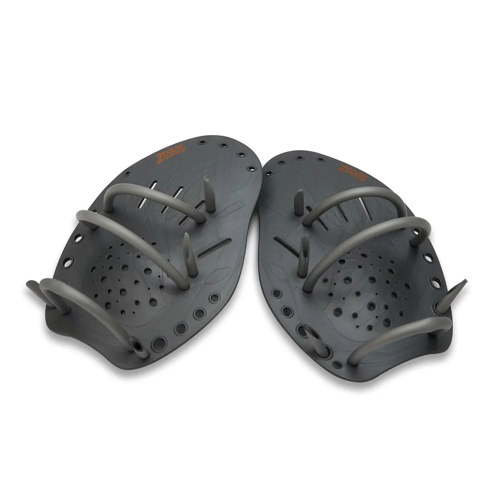 Zoggs Matrix Swim Hand Paddles Black/Gray Large