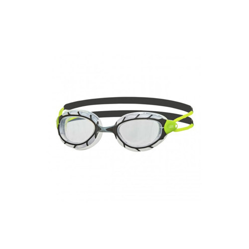 Zoggs Predator Adjustable Swim Goggles Black/Green Small