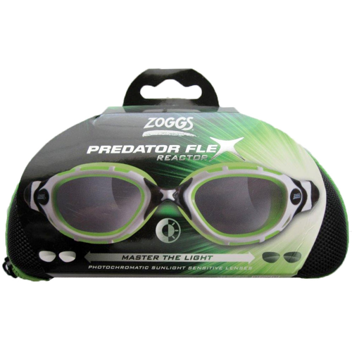 Zoggs predator flex best sale titanium reactor swimming goggles