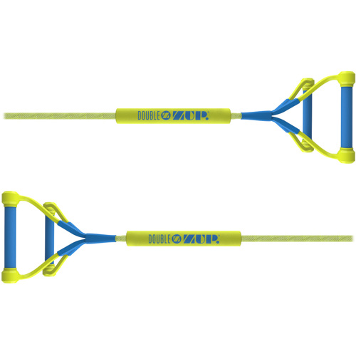 ZUP DoubleZUP Handle & 60' Tow Rope Yellow/Blue