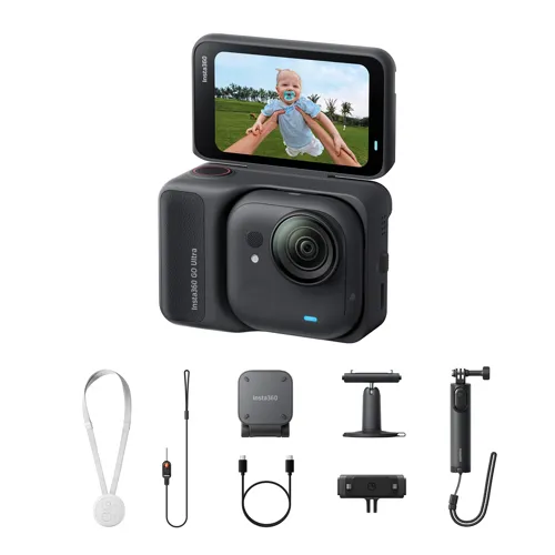 Insta360 GO Ultra Essentials Bundle Midnight Black