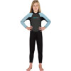 Aqua Blue 3mm Girl's Full Wetsuit Black