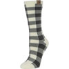 Bearpaw Buffalo Plaid Thermal Crew Socks for Women Red/Black
